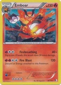 Emboar (26/149) (Cosmos Holo) (Blister Exclusive) [Black & White: Boundaries Crossed] | Silver Goblin