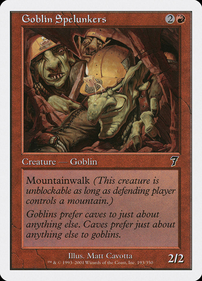 Goblin Spelunkers [Seventh Edition] | Silver Goblin