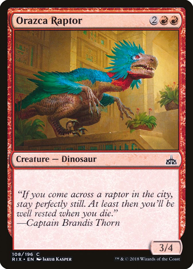 Orazca Raptor [Rivals of Ixalan] | Silver Goblin