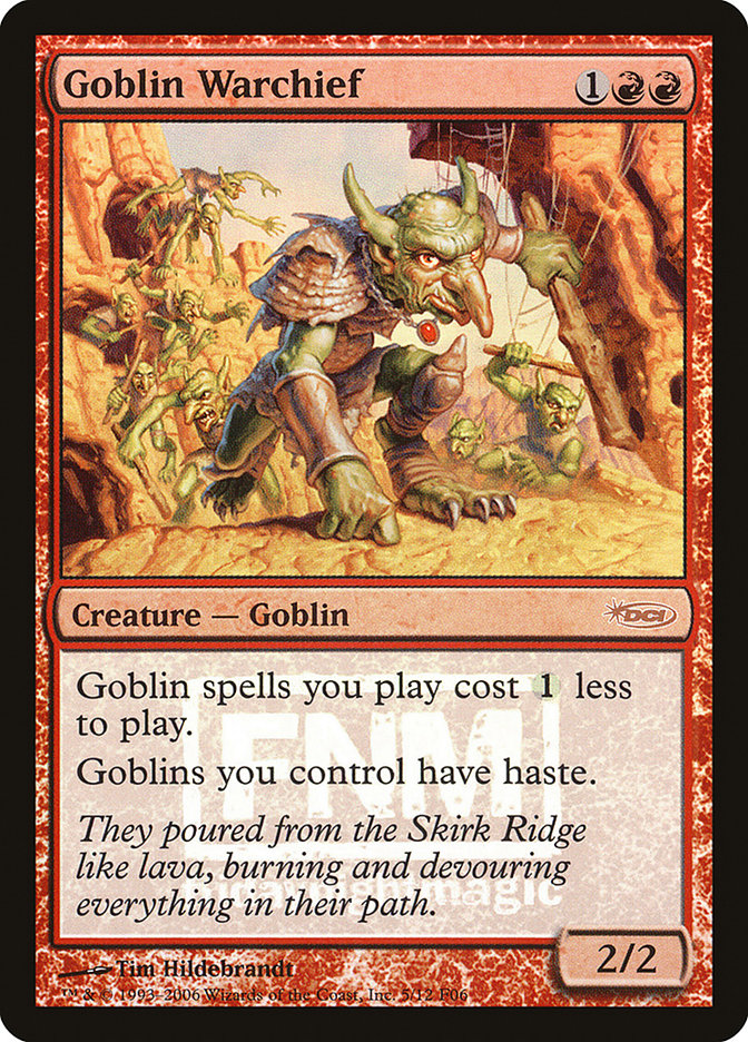 Goblin Warchief [Friday Night Magic 2006] | Silver Goblin