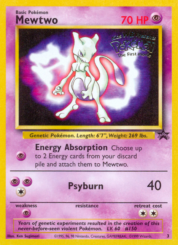 Mewtwo (3) [Wizards of the Coast: Black Star Promos] | Silver Goblin