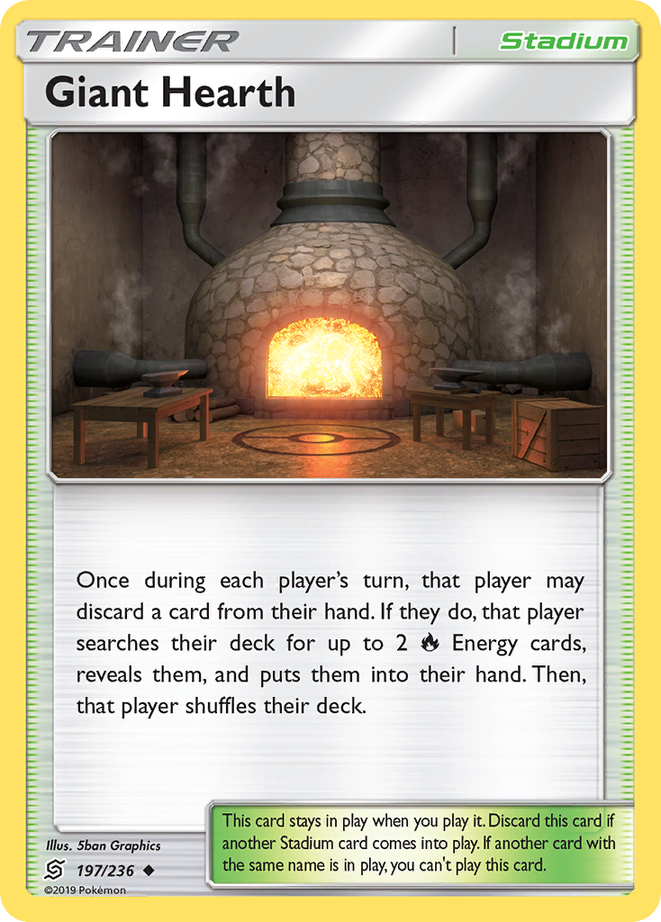 Giant Hearth (197/236) [Sun & Moon: Unified Minds] | Silver Goblin