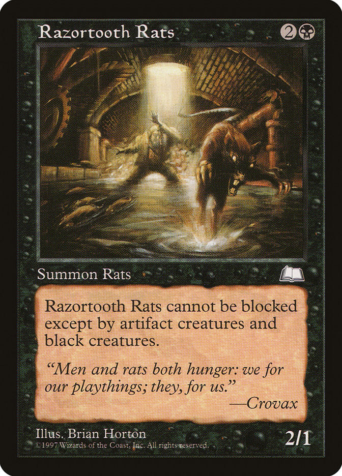 Razortooth Rats [Weatherlight] | Silver Goblin