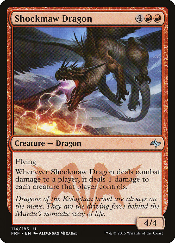 Shockmaw Dragon [Fate Reforged] | Silver Goblin