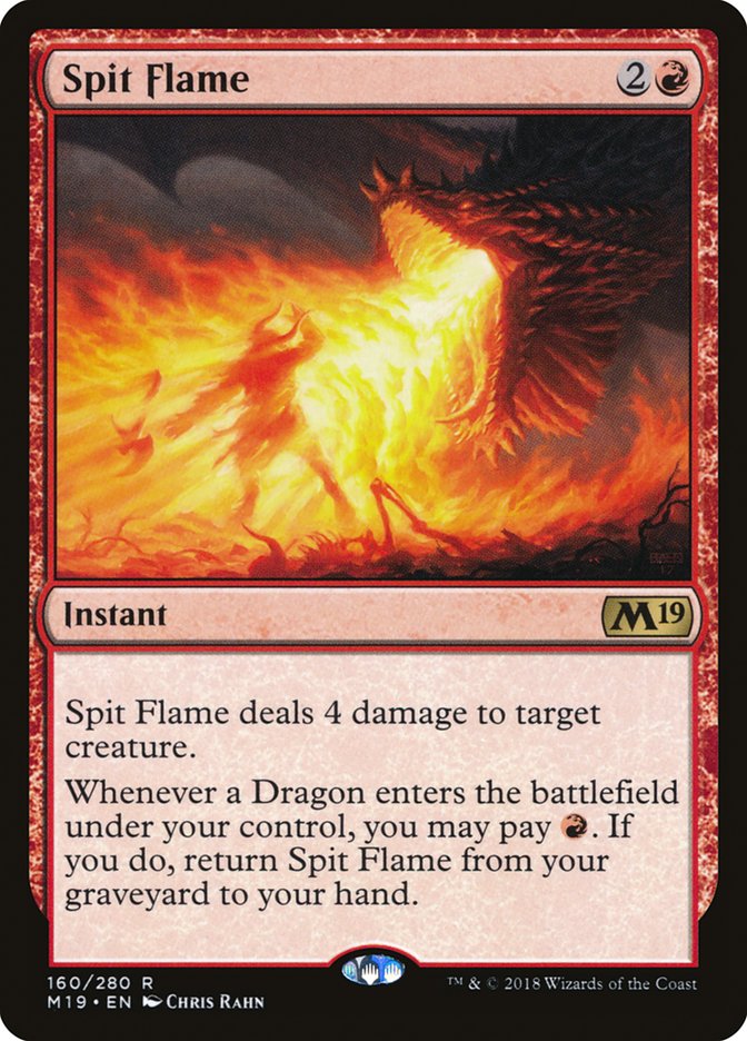 Spit Flame [Core Set 2019] | Silver Goblin