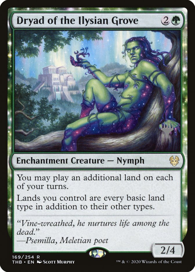 Dryad of the Ilysian Grove (Promo Pack) [Theros Beyond Death Promos] | Silver Goblin