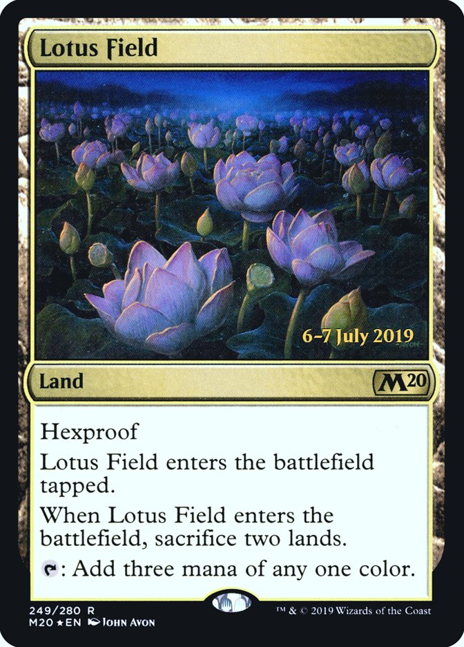 Lotus Field [Core Set 2020 Prerelease Promos] | Silver Goblin