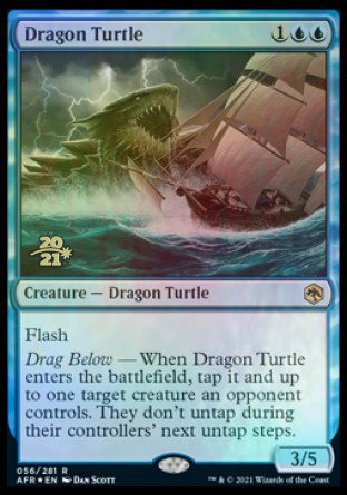 Dragon Turtle [Dungeons & Dragons: Adventures in the Forgotten Realms Prerelease Promos] | Silver Goblin