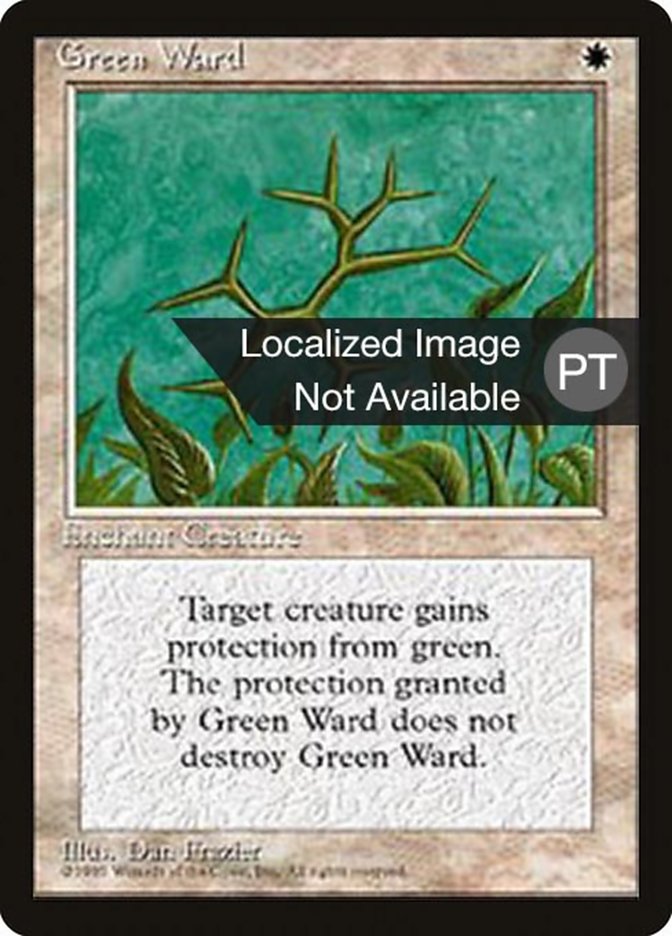 Green Ward [Fourth Edition (Foreign Black Border)] | Silver Goblin