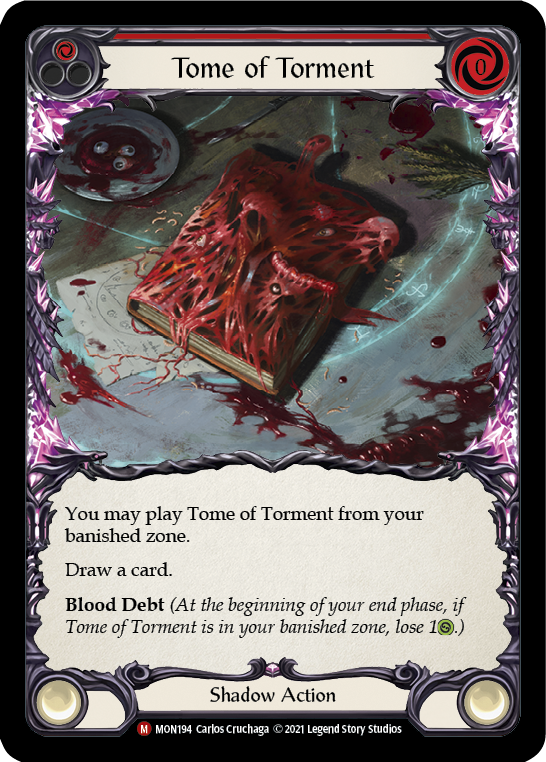Tome of Torment [MON194] (Monarch)  1st Edition Normal | Silver Goblin