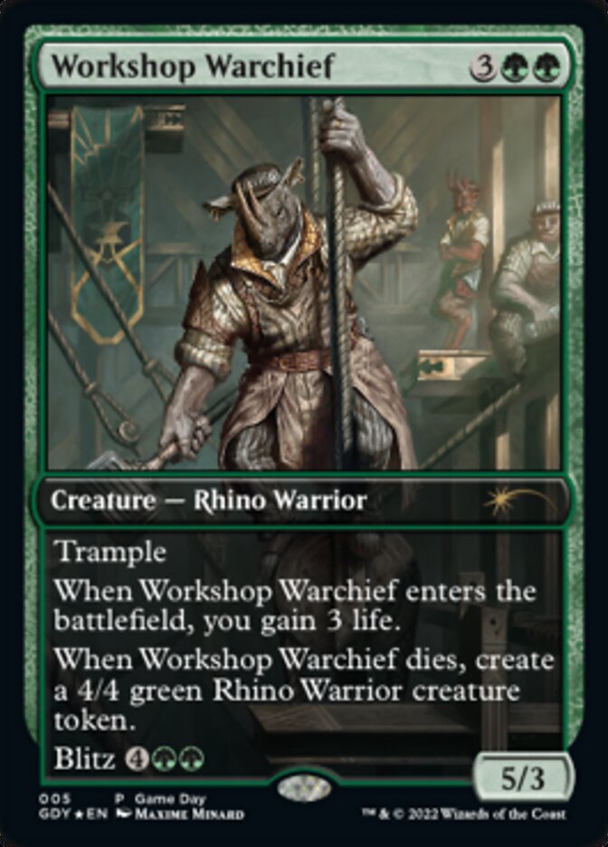 Workshop Warchief [Game Day 2022] | Silver Goblin