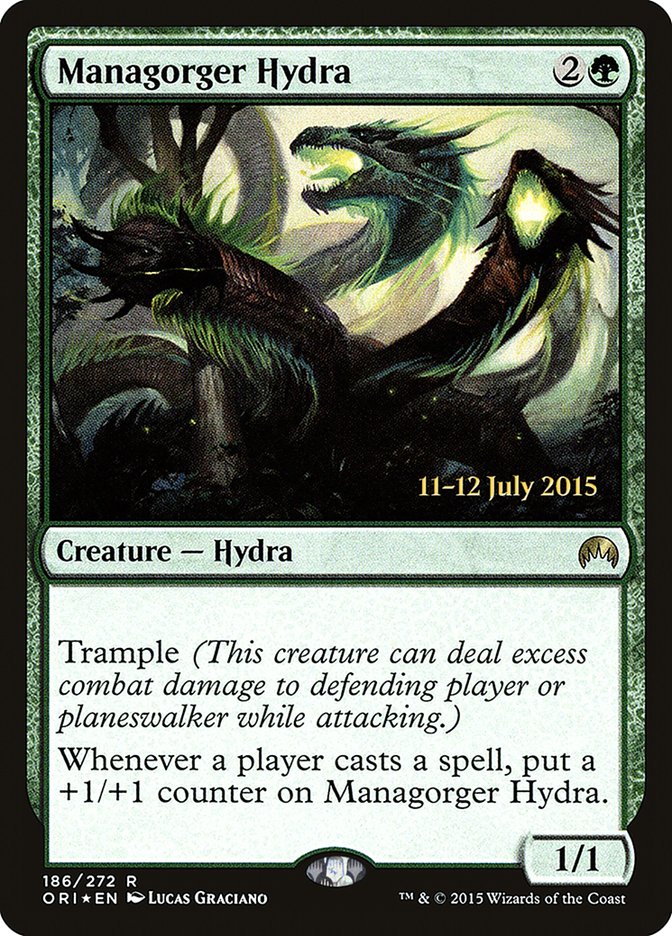 Managorger Hydra [Magic Origins Prerelease Promos] | Silver Goblin