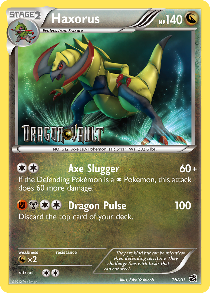 Haxorus (16/20) [Black & White: Dragon Vault] | Silver Goblin