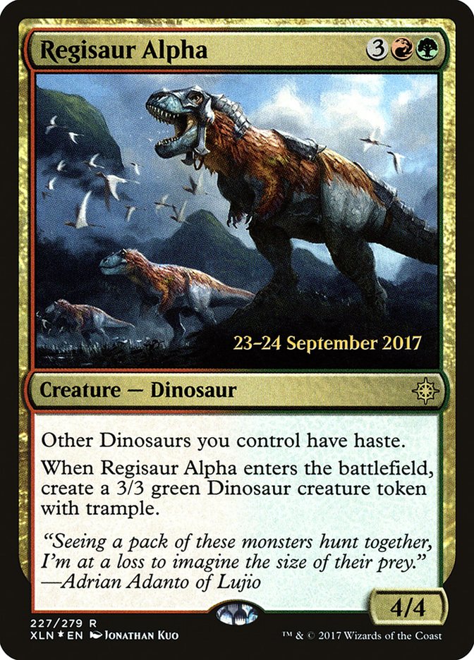 Regisaur Alpha [Ixalan Prerelease Promos] | Silver Goblin