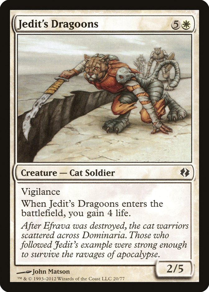 Jedit's Dragoons [Duel Decks: Venser vs. Koth] | Silver Goblin
