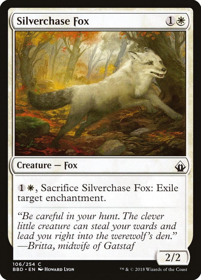 Silverchase Fox [Battlebond] | Silver Goblin