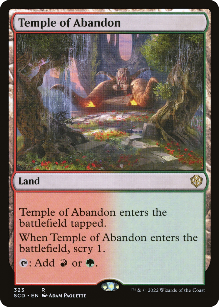 Temple of Abandon [Starter Commander Decks] | Silver Goblin