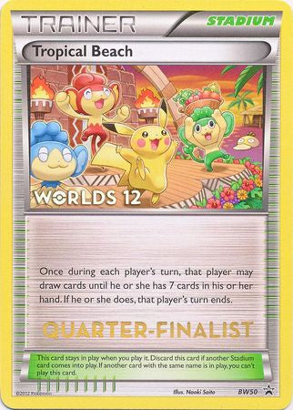 Tropical Beach (BW50) (Quarter Finalist) [Black & White: Black Star Promos] | Silver Goblin