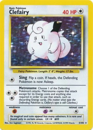 Clefairy (5/102) [Base Set Unlimited] | Silver Goblin