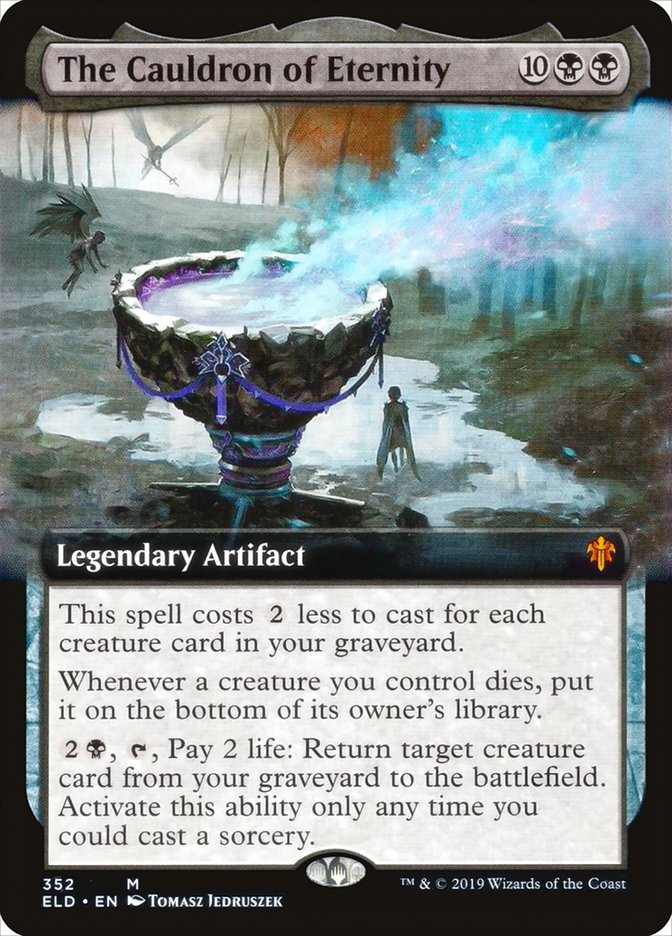 The Cauldron of Eternity (Extended Art) [Throne of Eldraine] | Silver Goblin