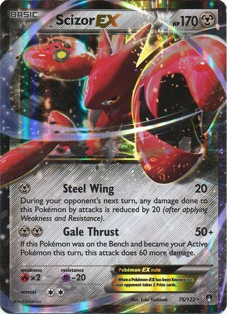 Scizor EX (76/122) (Jumbo Card) [XY: BREAKpoint] | Silver Goblin
