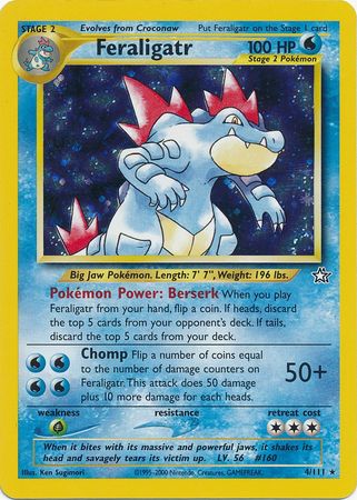 Feraligatr (4/111) [Neo Genesis Unlimited] | Silver Goblin