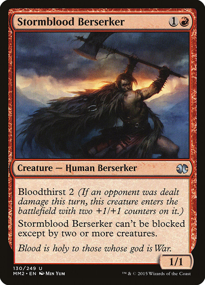Stormblood Berserker [Modern Masters 2015] | Silver Goblin