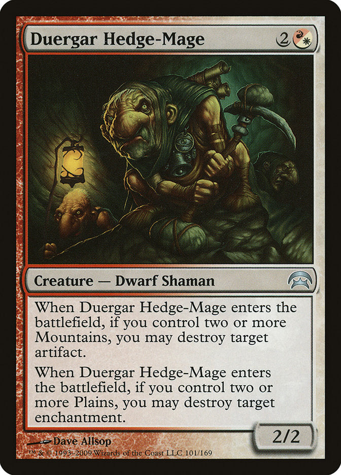 Duergar Hedge-Mage [Planechase] | Silver Goblin
