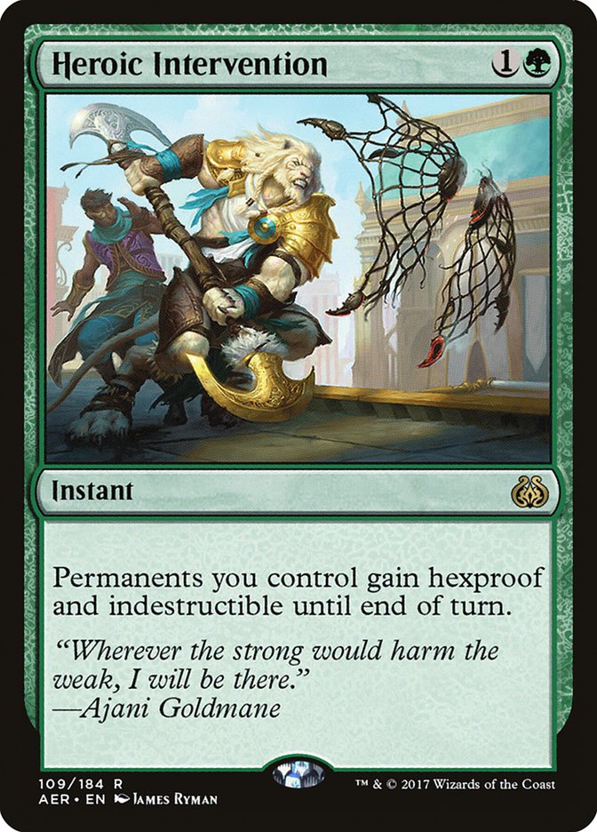 Heroic Intervention [Aether Revolt] | Silver Goblin