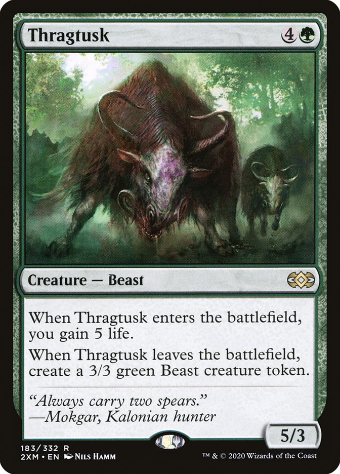 Thragtusk [Double Masters] | Silver Goblin