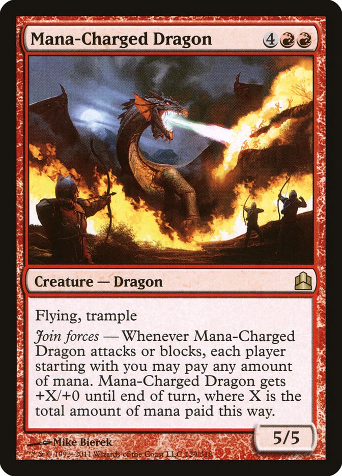 Mana-Charged Dragon [Commander 2011] | Silver Goblin