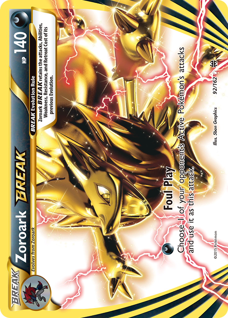 Zoroark BREAK (92/162) [XY: BREAKthrough] | Silver Goblin