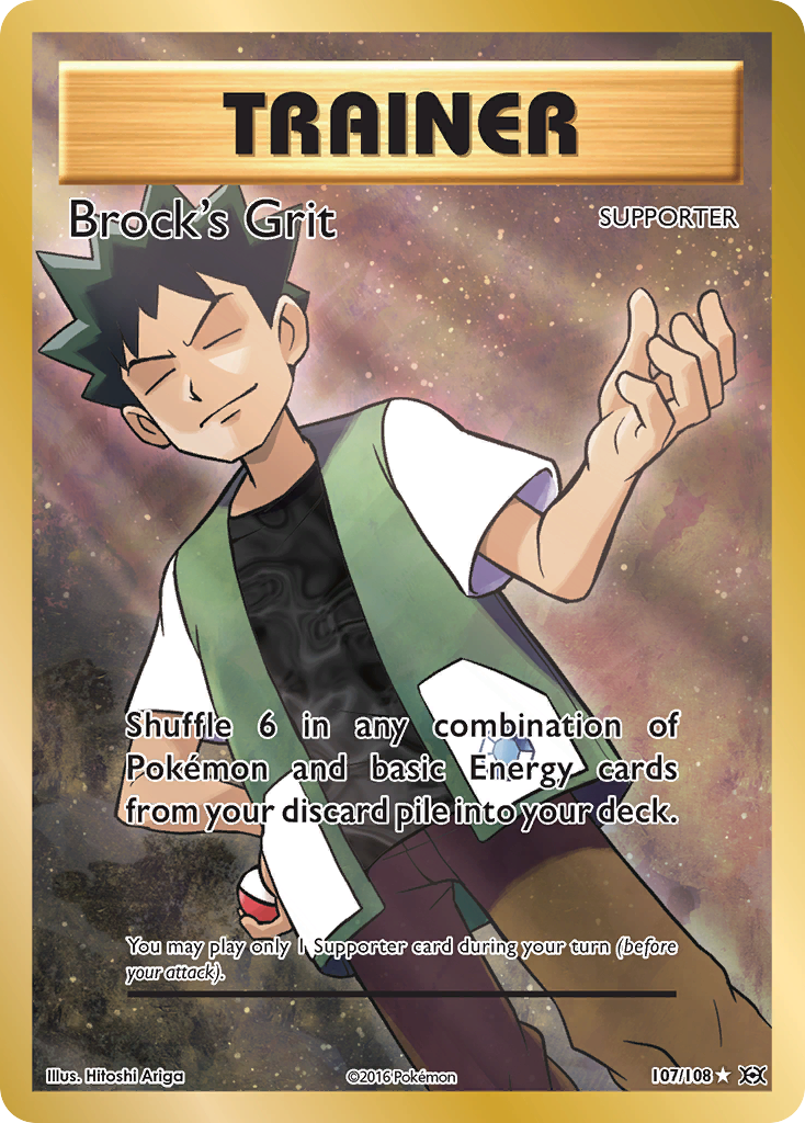 Brock's Grit (107/108) [XY: Evolutions] | Silver Goblin