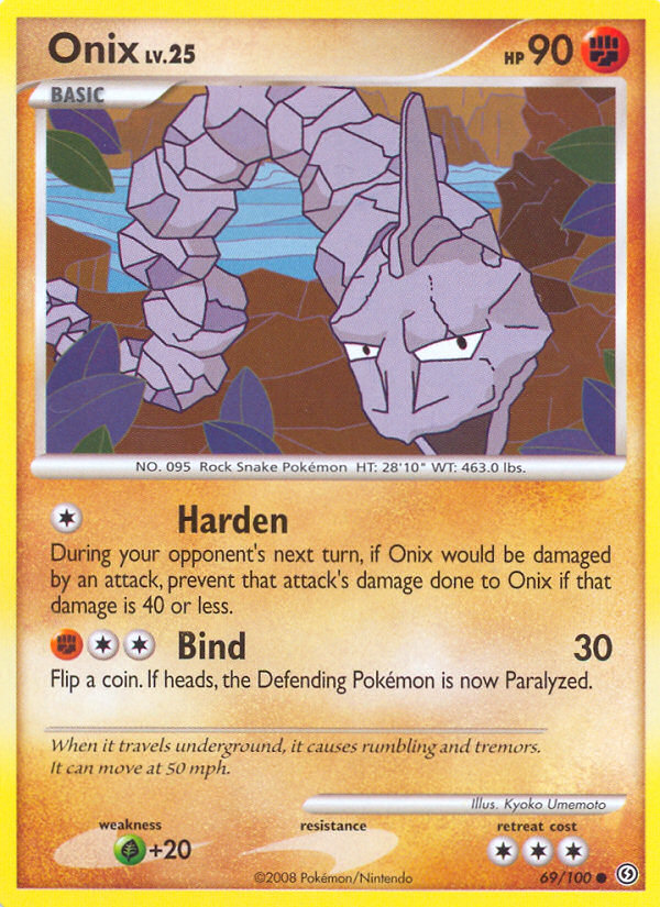 Onix (69/100) [Diamond & Pearl: Stormfront] | Silver Goblin
