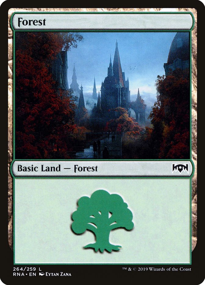 Forest (264) [Ravnica Allegiance] | Silver Goblin