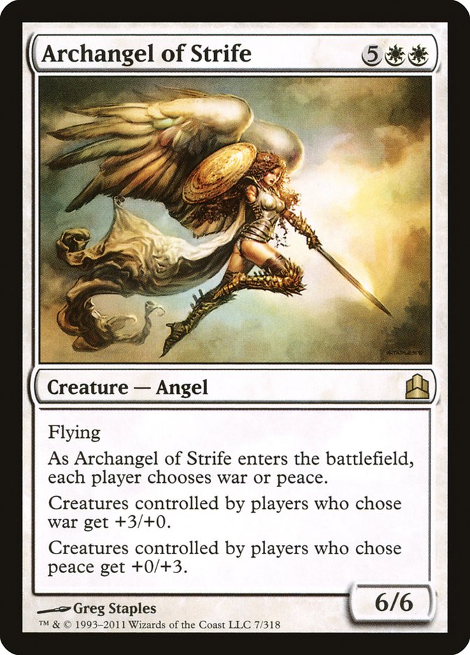 Archangel of Strife [Commander 2011] | Silver Goblin