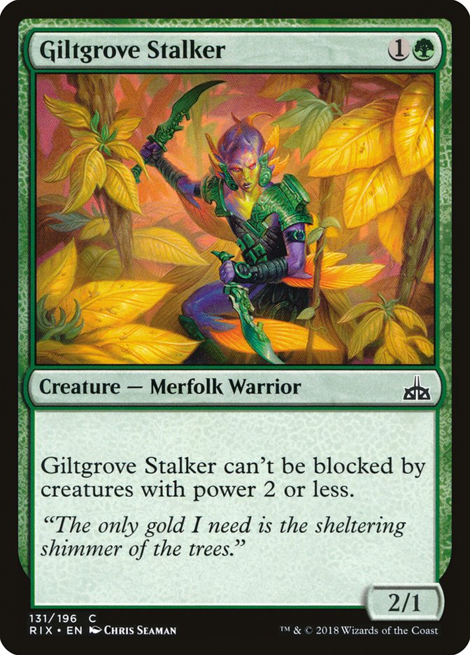 Giltgrove Stalker [Rivals of Ixalan] | Silver Goblin