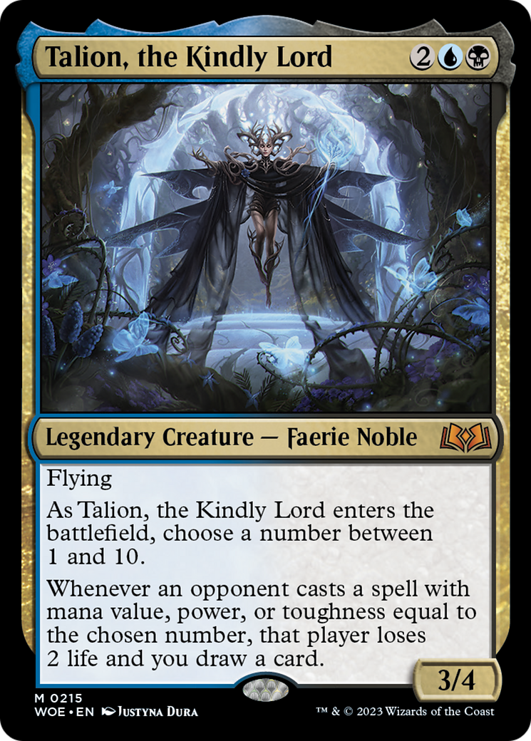 Talion, the Kindly Lord [Wilds of Eldraine] | Silver Goblin