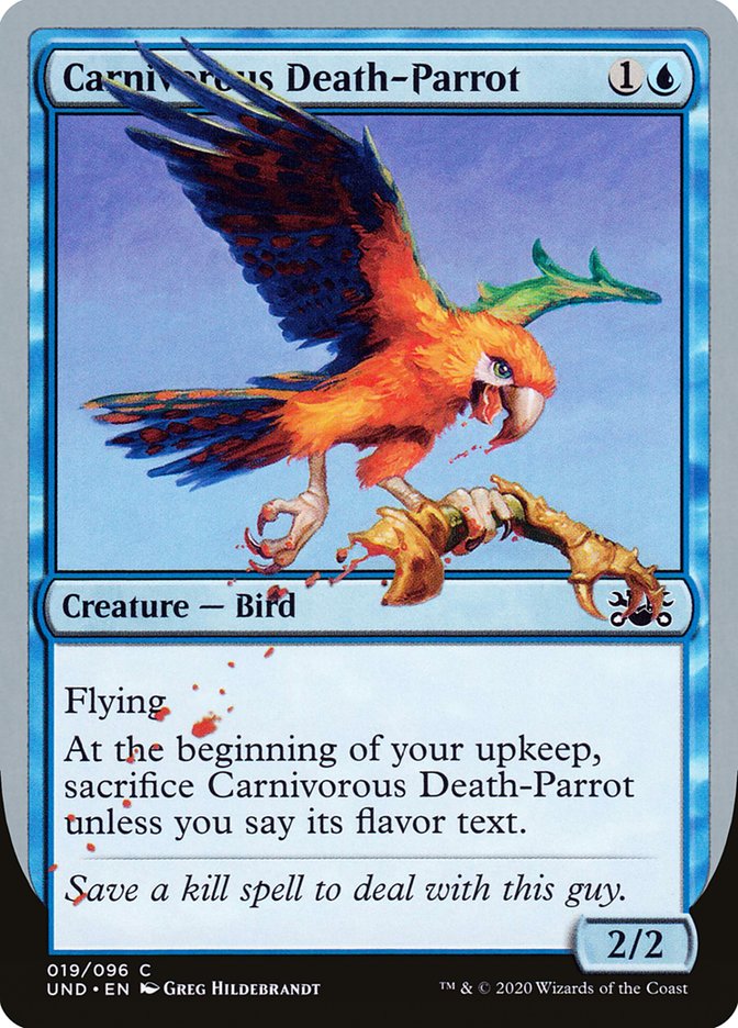 Carnivorous Death-Parrot [Unsanctioned] | Silver Goblin