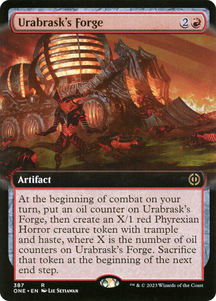 Urabrask's Forge (Extended Art) [Phyrexia: All Will Be One] | Silver Goblin