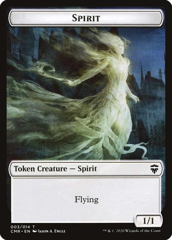 Spirit Token [Commander Legends Tokens] | Silver Goblin