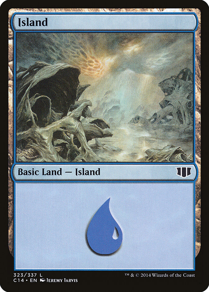 Island (323) [Commander 2014] | Silver Goblin