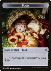 Mouse // Food (17) Double-Sided Token [Throne of Eldraine Tokens] | Silver Goblin