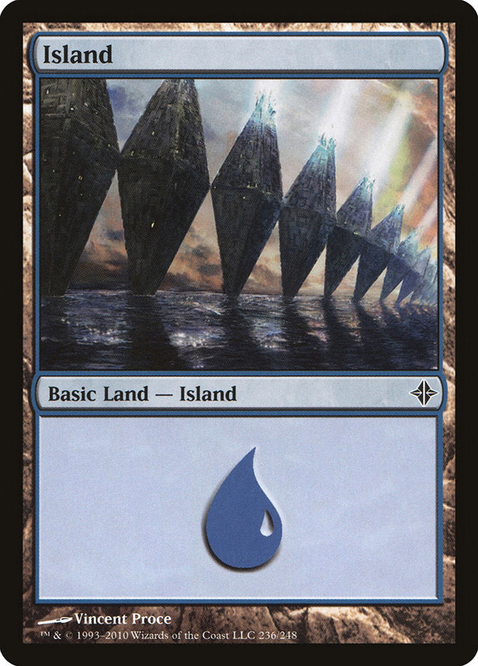 Island (236) [Rise of the Eldrazi] | Silver Goblin