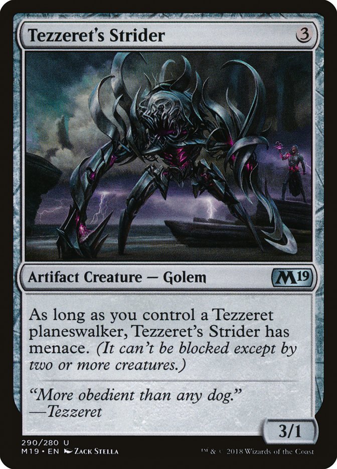 Tezzeret's Strider [Core Set 2019] | Silver Goblin