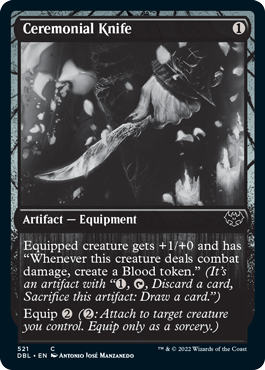 Ceremonial Knife [Innistrad: Double Feature] | Silver Goblin
