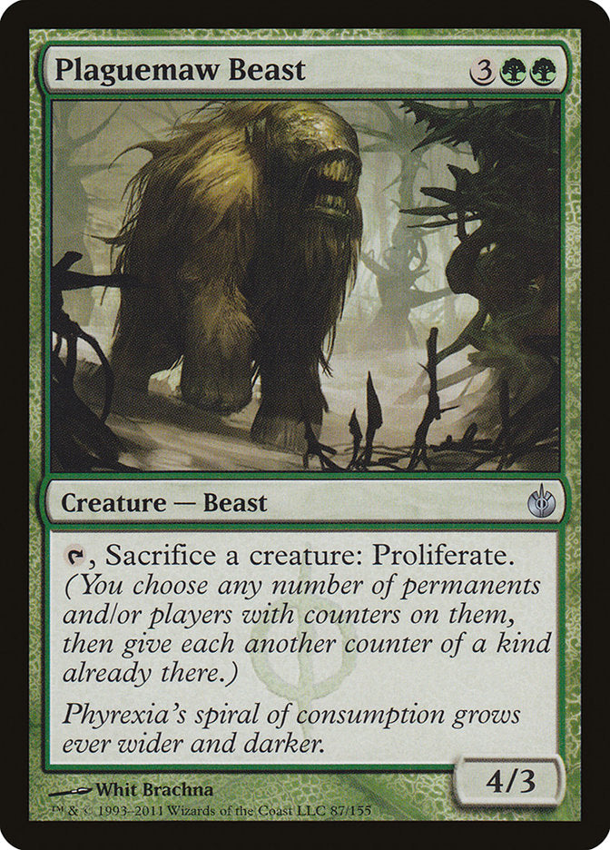 Plaguemaw Beast [Mirrodin Besieged] | Silver Goblin