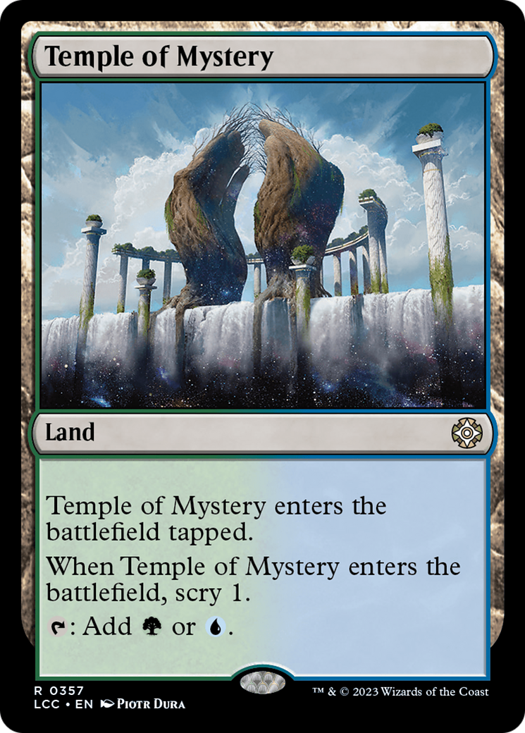 Temple of Mystery [The Lost Caverns of Ixalan Commander] | Silver Goblin