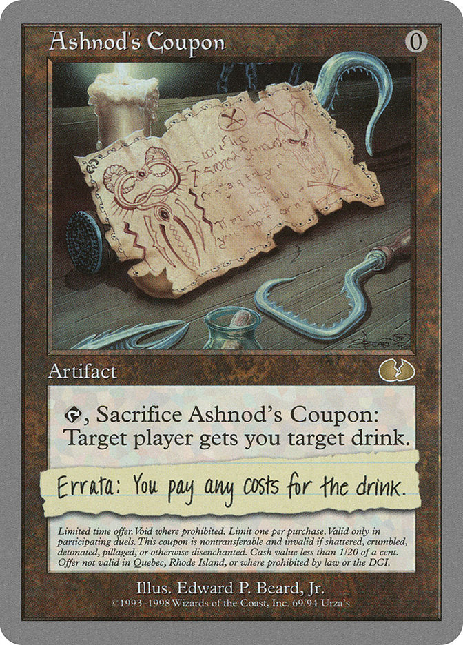 Ashnod's Coupon [Unglued] | Silver Goblin