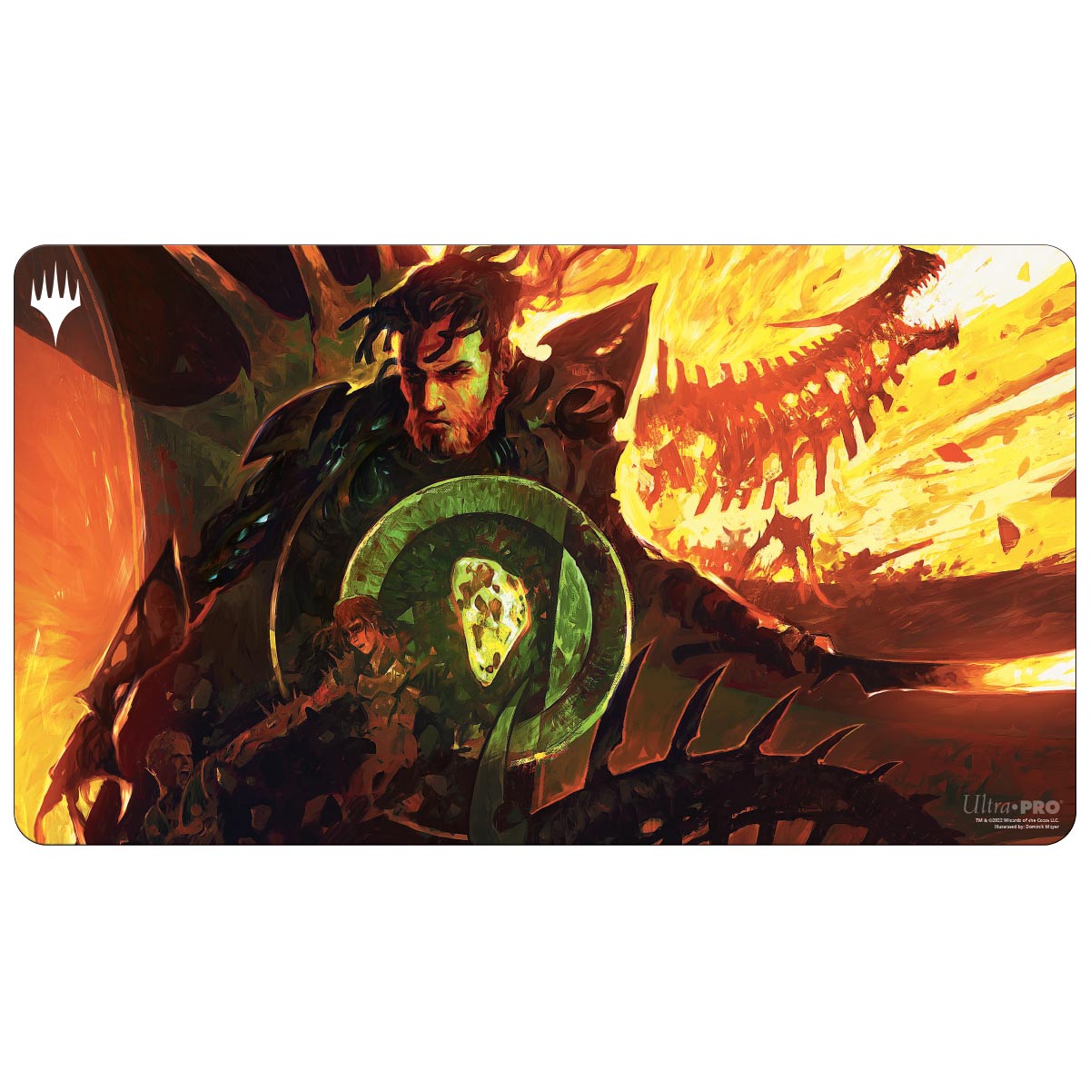 The Brothers War Playmat Mishra’s Command-Silver Goblin